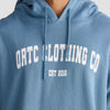 Collage Logo Hoodie Pacific Blue