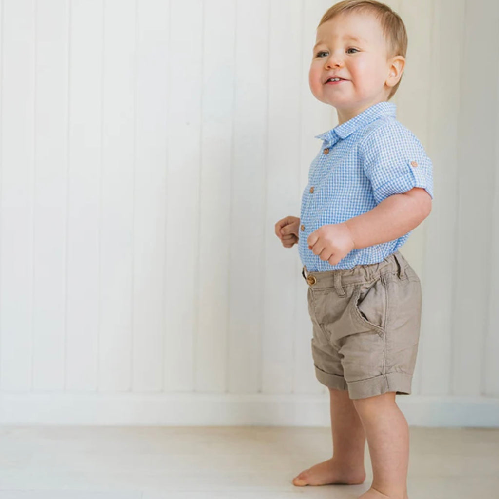 Stone Roman Pocket Shorts