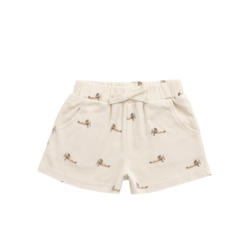 Pima Cotton Wesley Short - Fly High Vanilla Cream