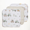 Organic Wash Cloths - 3 Pack