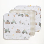 Organic Wash Cloths - 3 Pack