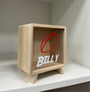 Personalised Sport Wooden Money Box