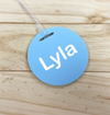 Personalised Circle Bag Tag