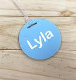 Personalised Circle Bag Tag