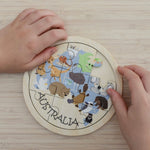 Wooden Jigsaw Puzzle Australian Animal (9 Pieces)