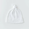 Baby Beanie Ribbed Knotted