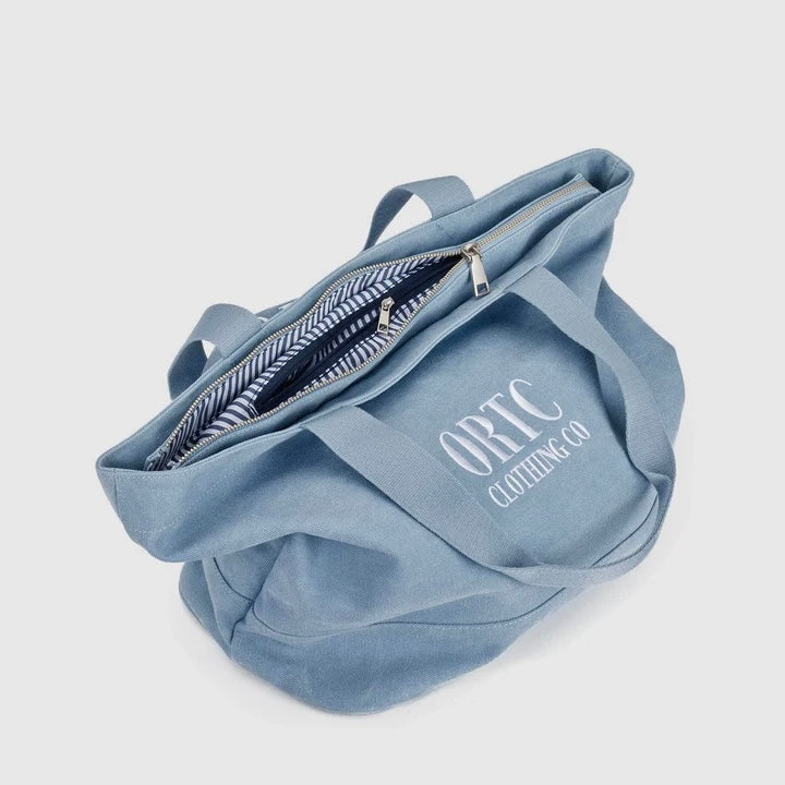 Logo Tote Pale Blue