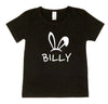 Personalised Bunny Name Tees (size 6-12)