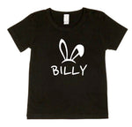 Personalised Bunny Name Tees (size 6-12)