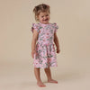 Pink Wattle Short Sleeve Organic Dress