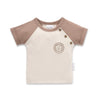 Lion Embroidered Raglan tee