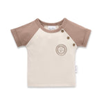 Lion Embroidered Raglan tee