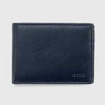 Leather Wallet Navy