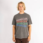 Quattro Regular Tee in Carbon