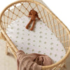 Green Palm Bassinet Sheet / Change Pad