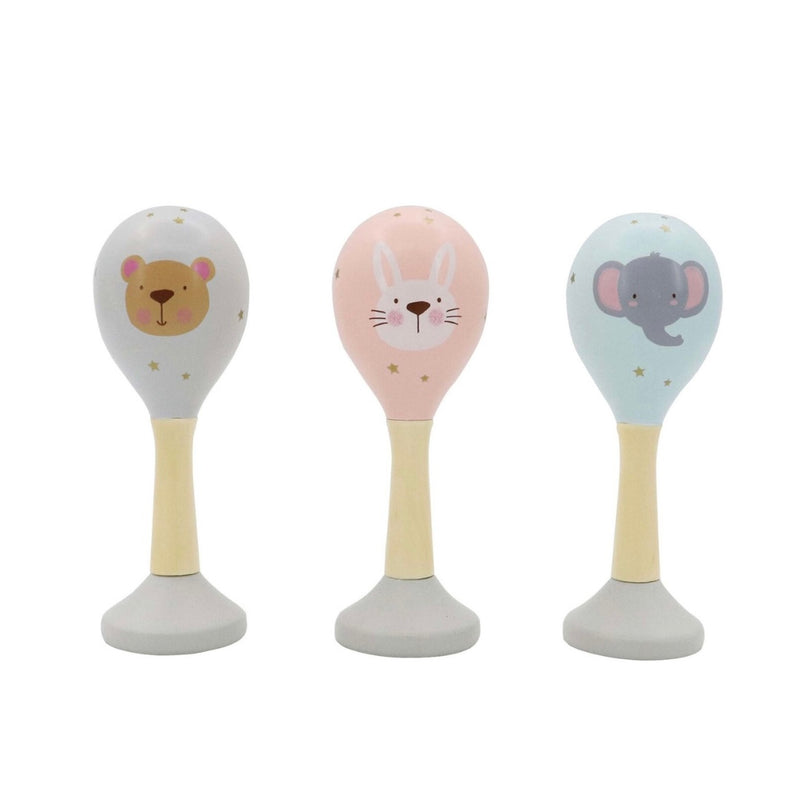 Wooden Animal Maracas