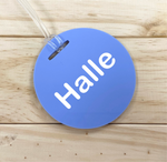 Personalised Circle Bag Tag