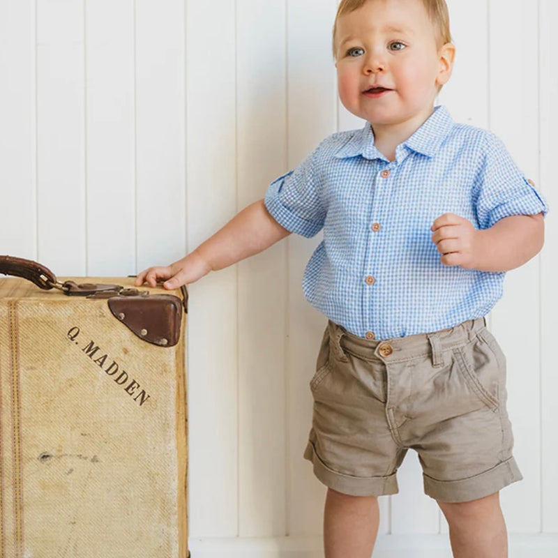 Stone Roman Pocket Shorts