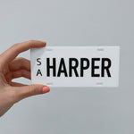 Personalised Mini Number Plates