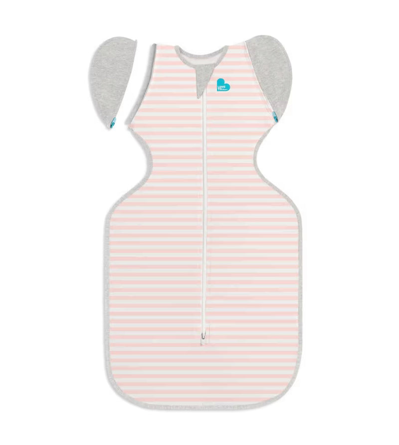 Love To Dream Swaddle Up Transition Original 1.0 Tog Dusty Pink Stripe