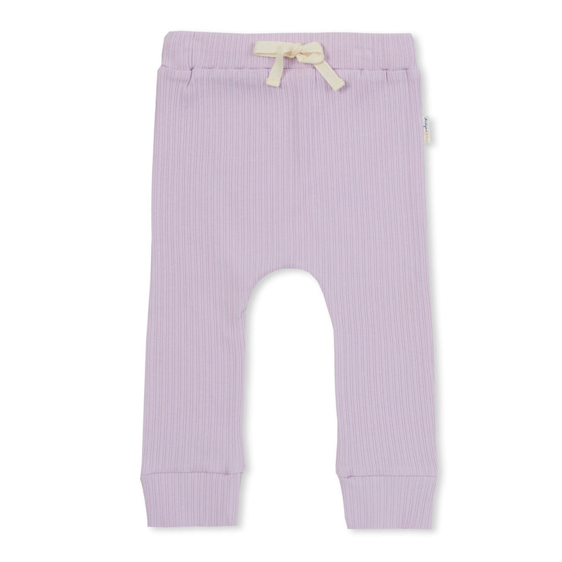Bailey Drop Pants - Ribbed Lavender