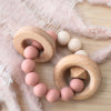 Wooden Silicone Teether