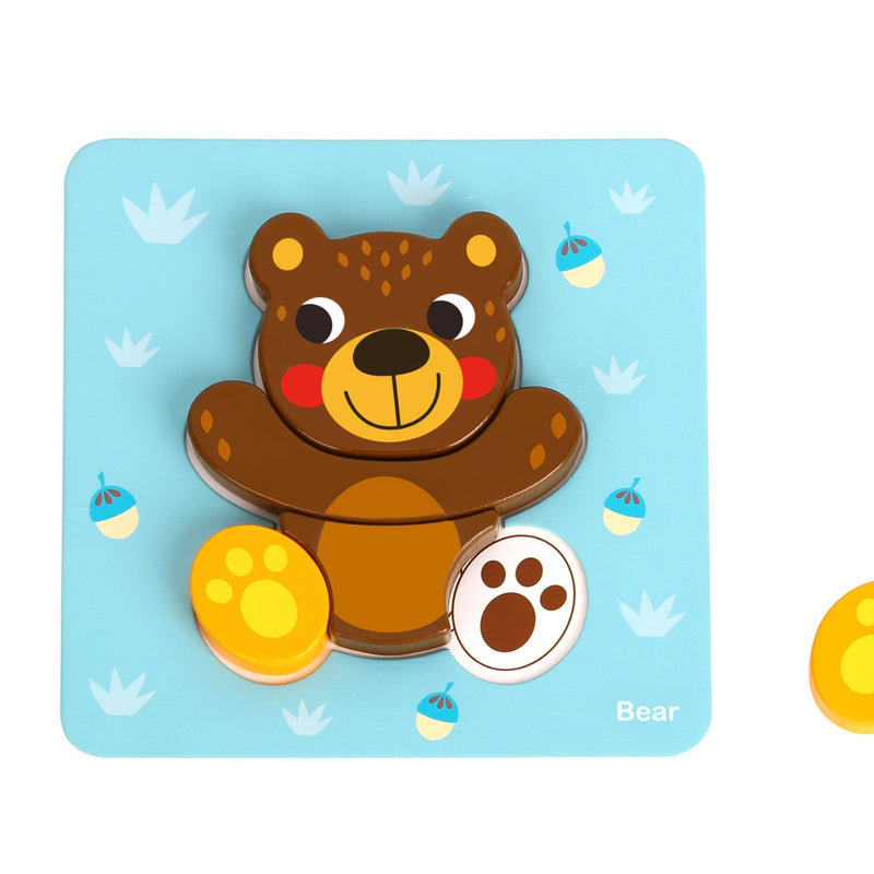 6 in 1 Mini Animal Puzzle