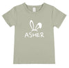 Personalised Bunny Name Tees (size 6-12)