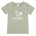 Personalised Bunny Name Tees (size 6-12)