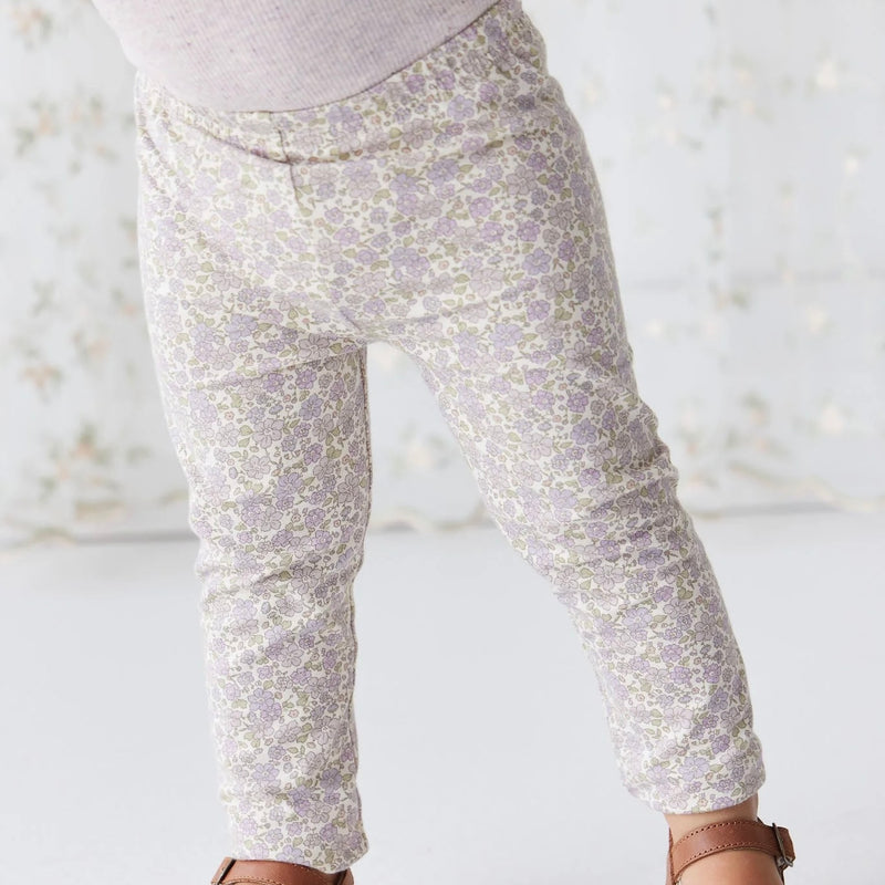 Organic Cotton Everyday Legging - Chloe Lavender