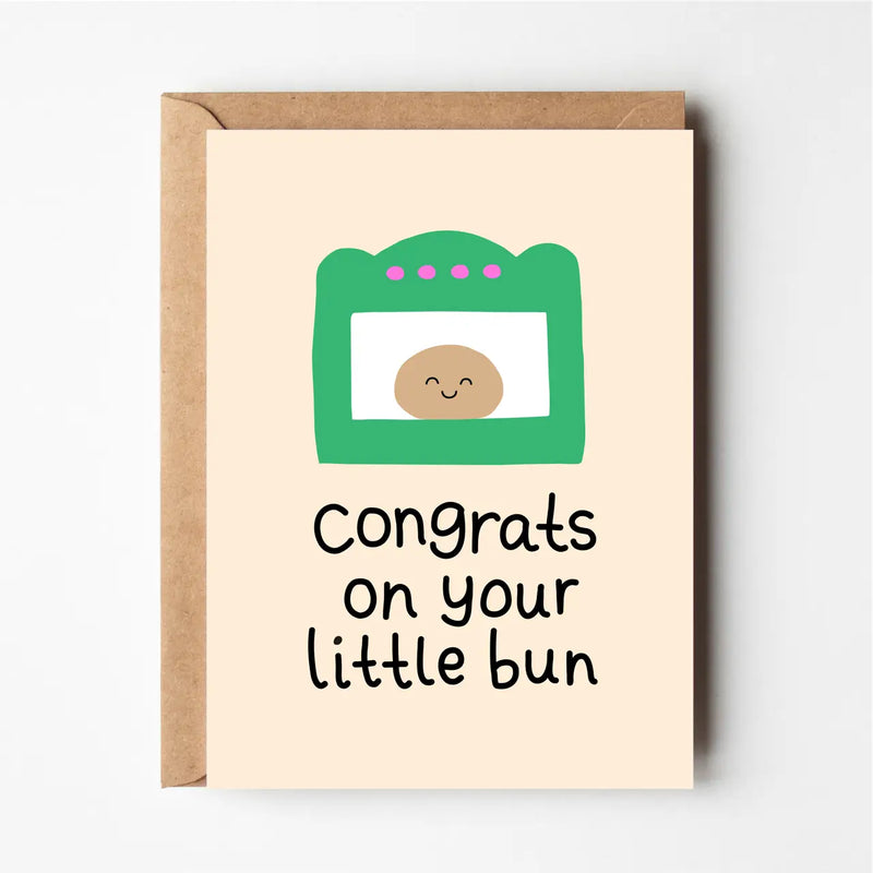 Congrats On Your Little Bun Card