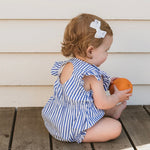 Summer Vacay Blue Striped BodySuit