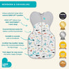 Love To Dream Swaddle Up Original 1.0 Tog Dusty Blue
