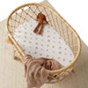 Green Palm Bassinet Sheet / Change Pad