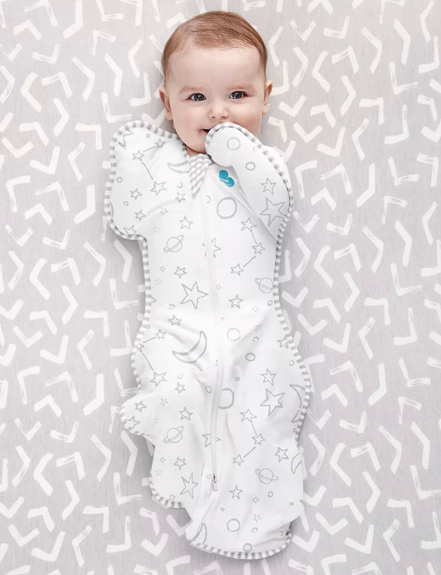 Love To Dream Swaddle Up Bamboo 1.0 Tog- Stars and Moon