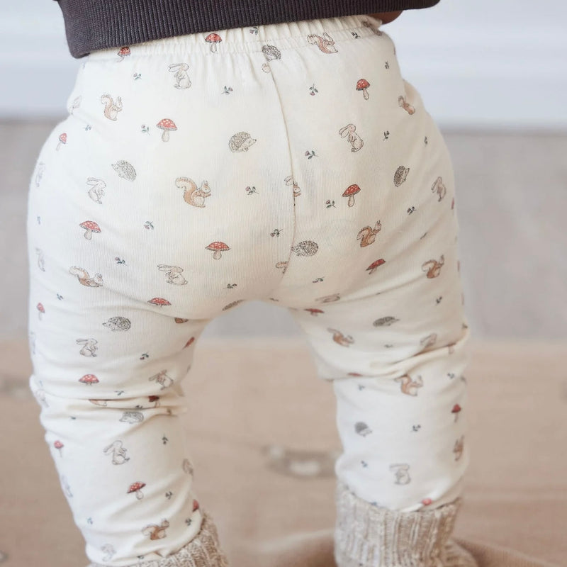 Organic Cotton Everyday Legging - Woodland Friends