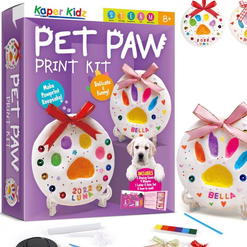 Kaper Kidz Pet Paw Print Craft Kit