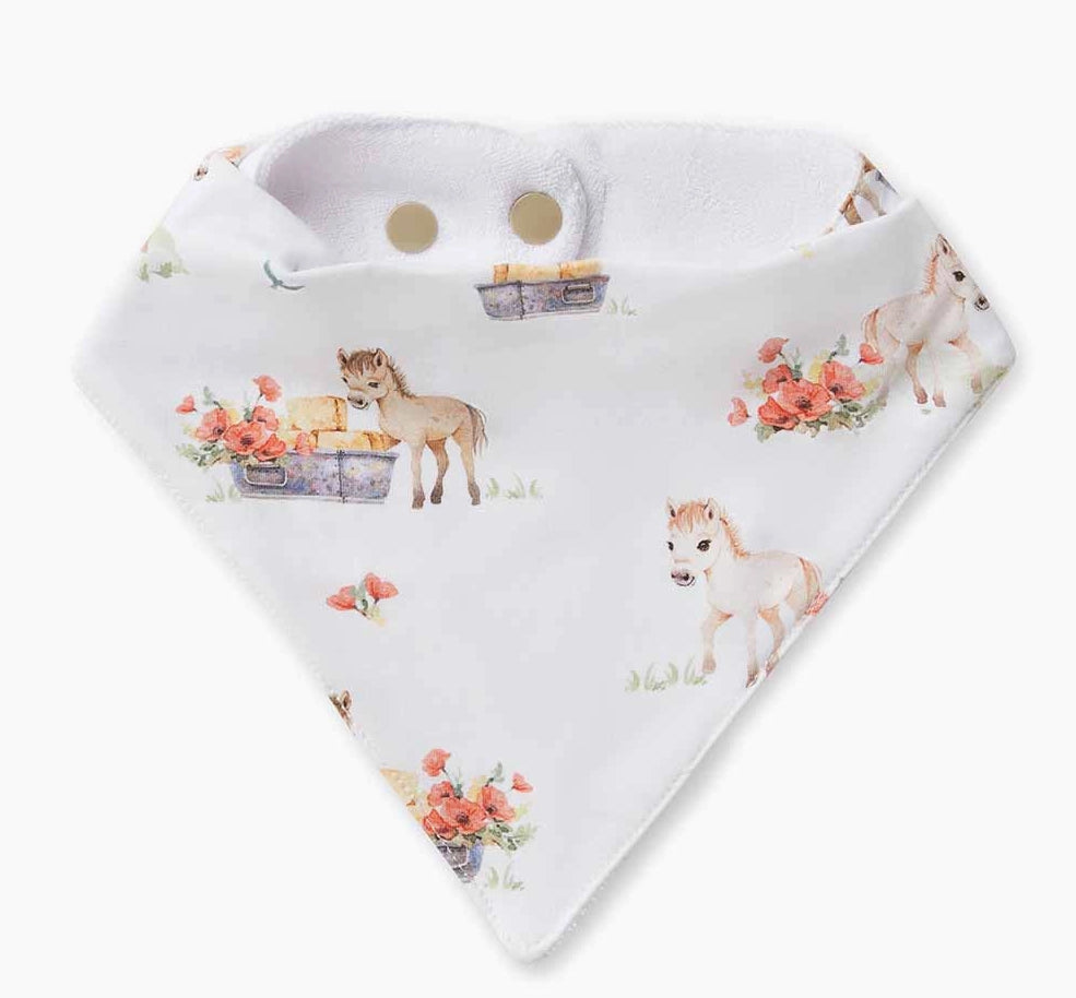 Pony Pals Organic Dribble Bib