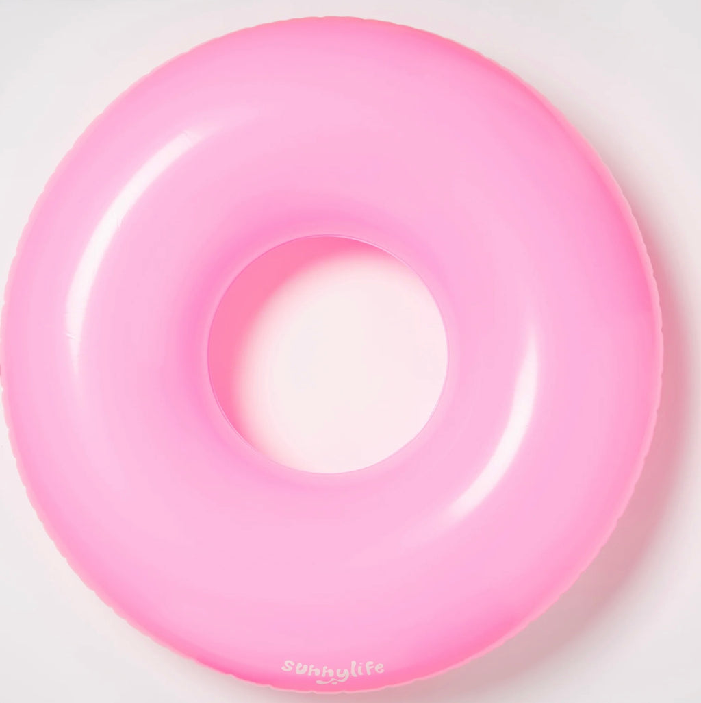 Neon Pink Pool Float