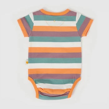 Nostalgia Stripe Short Sleeve Bodysuit