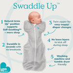 Love To Dream Swaddle Up Lite 0.2 Tog - Pink