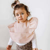 Nude Frill Snuggle Bib