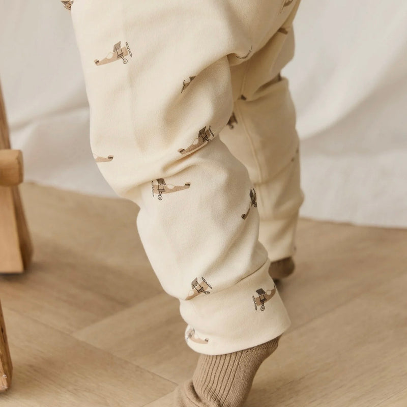 Pima Cotton Wesley Pant - Fly High Vanilla Cream
