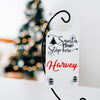 Personalised Santa Please Stop Here Door Sign