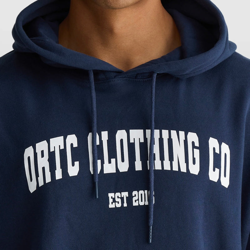 Collage Logo Hoodie Navy