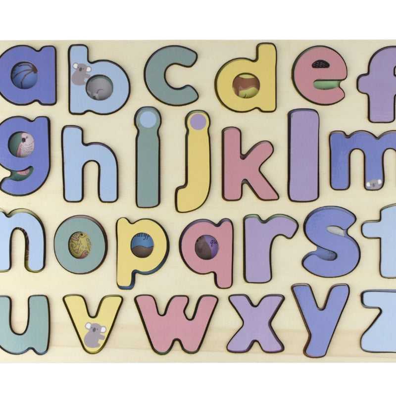 Australian Animals A-Z Lowercase Alphabet Puzzle