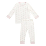 Organic Cotton Amory Long Sleeve Pyjama Set - Rose Trail
