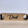 Personalised Fathers Day Wooden Bottle Opener