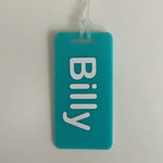 Personalised Rectangle Bag Tag