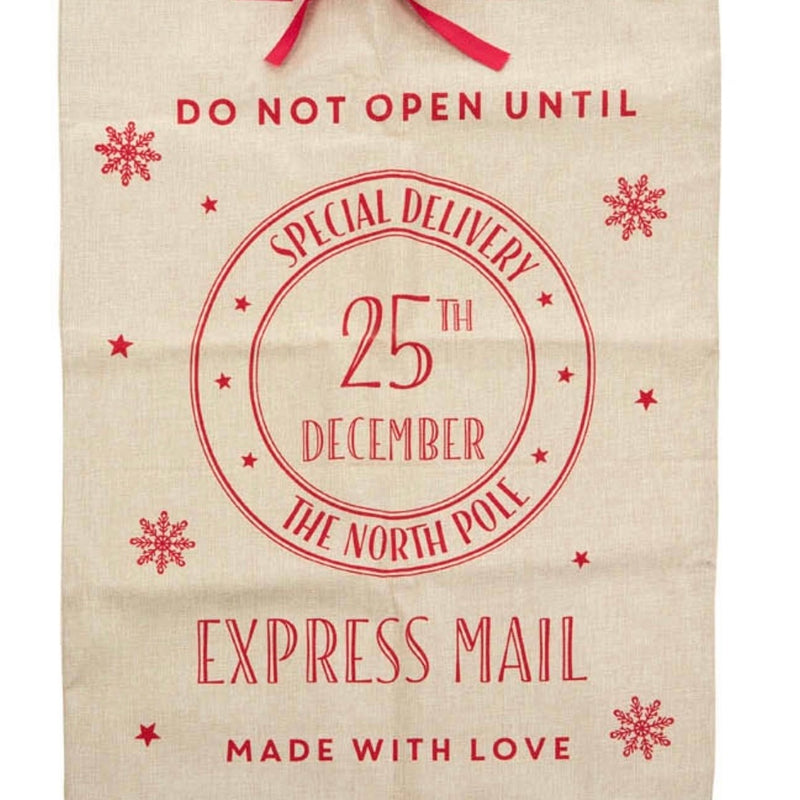 Hessian Christmas Sack